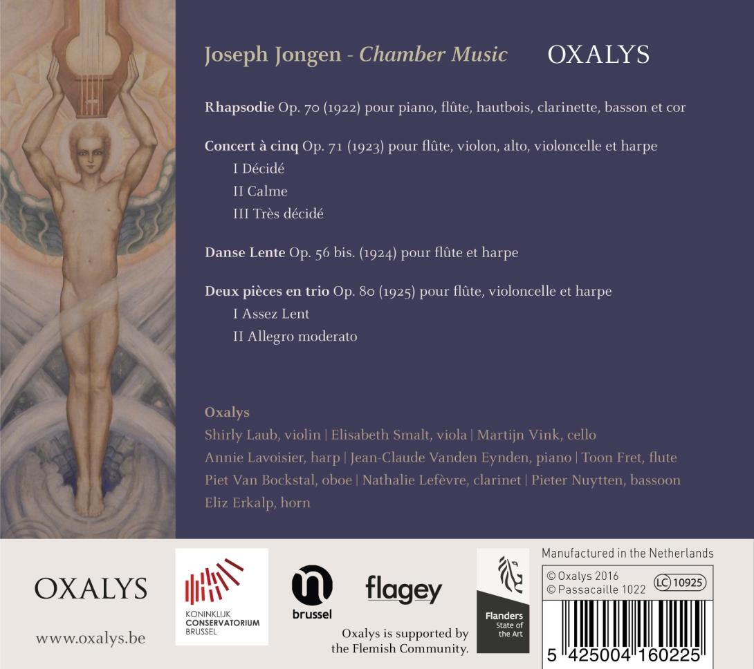 Chamber Music - Joseph Jongen - Oxalys